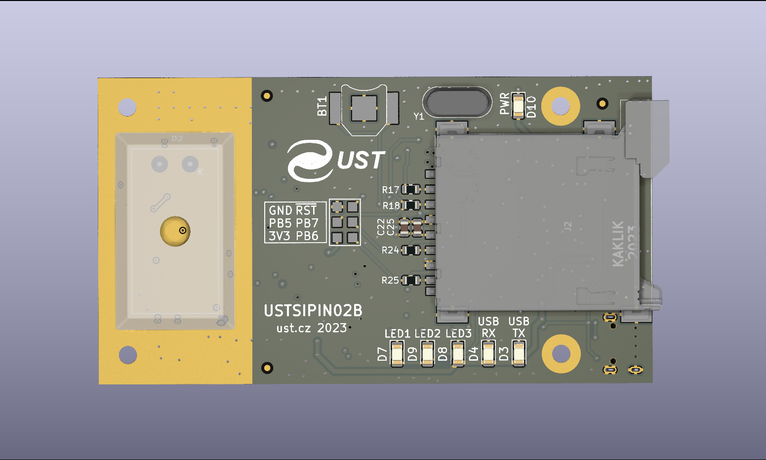 AIRDOS03 internal electronics