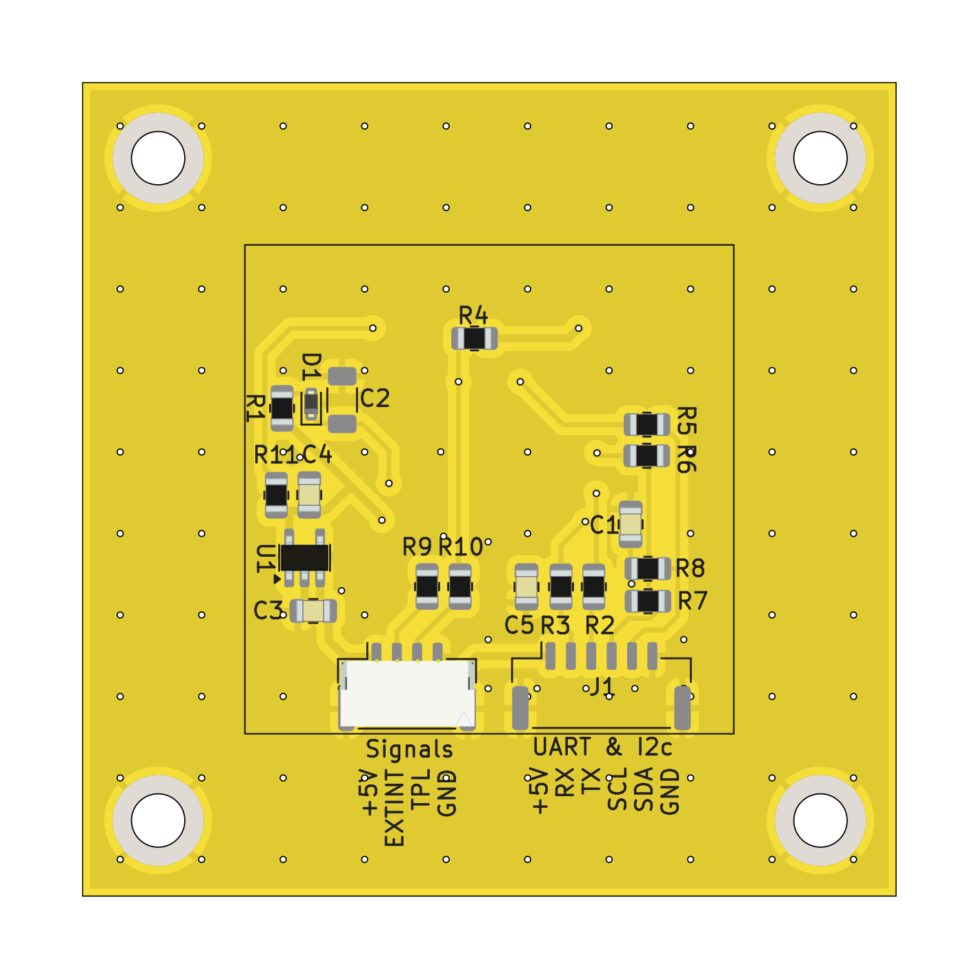 TFGPSLITE02 Bottom PCB View