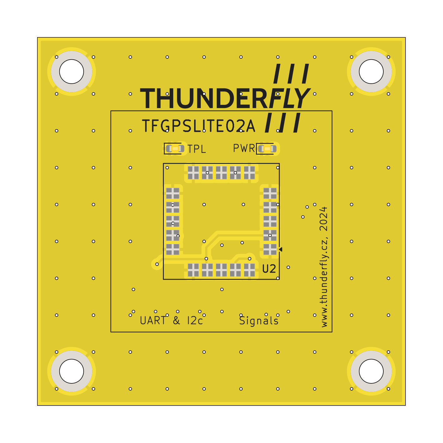 TFGPSLITE02 Top PCB View