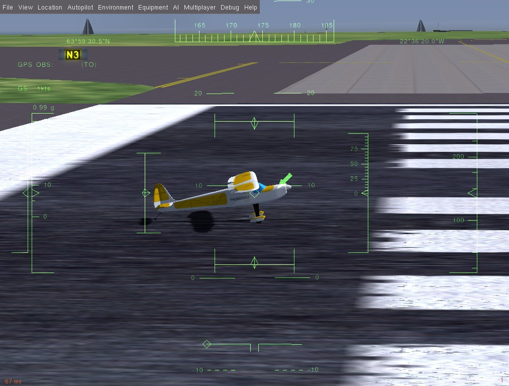 FlightGear ThunderFly Rascal model